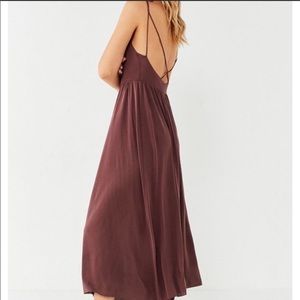 Maroon UO x Silence and Noise Jumpsuit